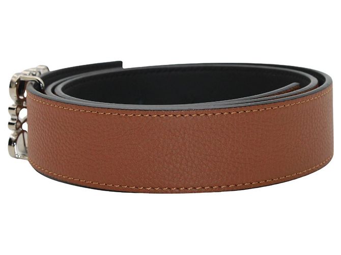 Cinto Standard em Pele Castanha Loewe Marrom - vista 2