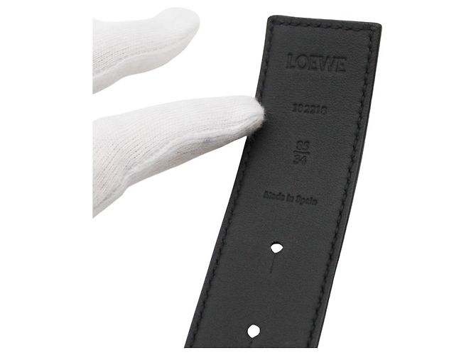 Cinto Standard em Pele Castanha Loewe Marrom - vista 8