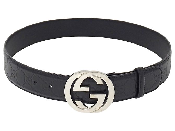 Cintura in pelle da uomo Gucci Nero - vista 2