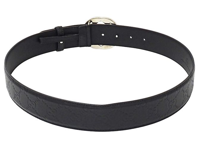 Cintura in pelle da uomo Gucci Nero - vista 3