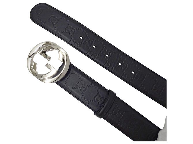 Cintura in pelle da uomo Gucci Nero - vista 4