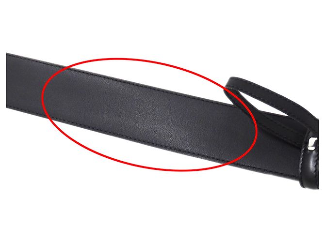 Cintura in pelle da uomo Gucci Nero - vista 9