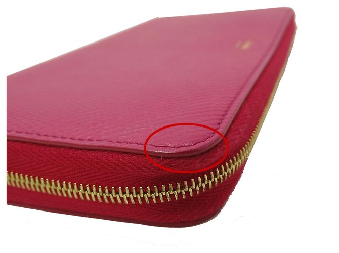 Céline Celine Women's Long Leather Wallet Pink - view 7
