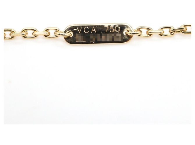 Colar Magic Alhambra Van Cleef & Arpels Branco Dourado - vista 3