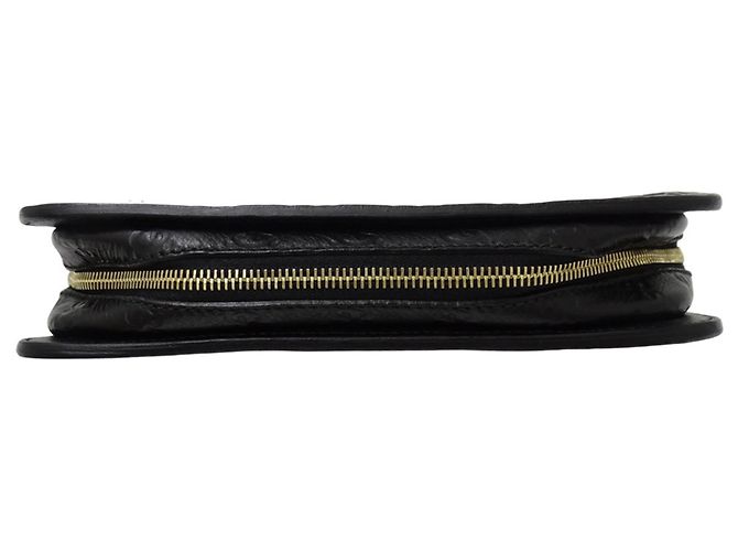 Borsa a pochette Gucci Shima da uomo in pelle nera Nero - vista 8