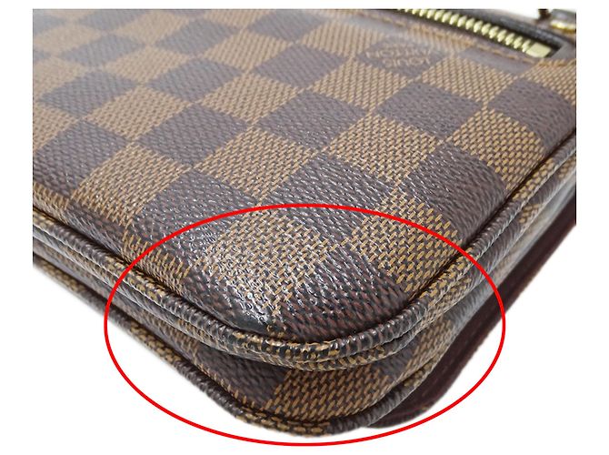 Bolso Louis Vuitton - Hoxton PM N41257 Castaño - vista 11