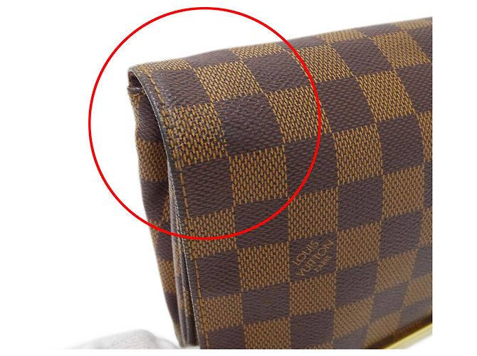 Bolso Louis Vuitton - Hoxton PM N41257 Castaño - vista 13