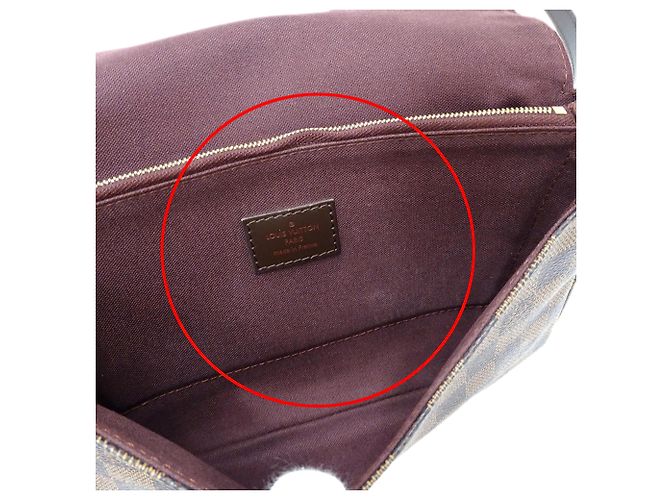 Bolso Louis Vuitton - Hoxton PM N41257 Castaño - vista 7