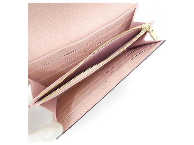 Louis Vuitton Monogram Portefeuille Sarah Wallet Castaño Rosa - vista 5