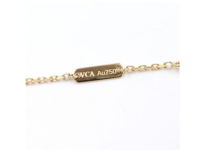 Van Cleef & Arpels Vintage Alhambra Halskette Golden Roh - Ansicht 3