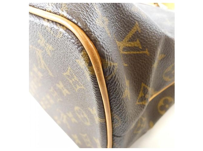 Borsa Louis Vuitton Monogram Palermo PM Marrone - vista 3