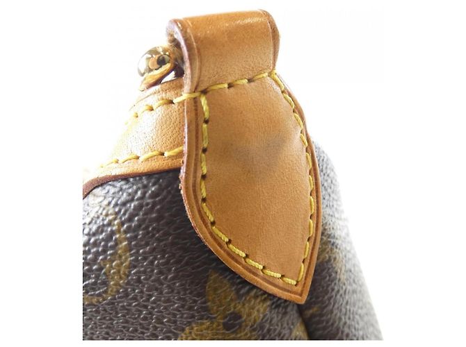 Borsa Louis Vuitton Monogram Palermo PM Marrone - vista 4