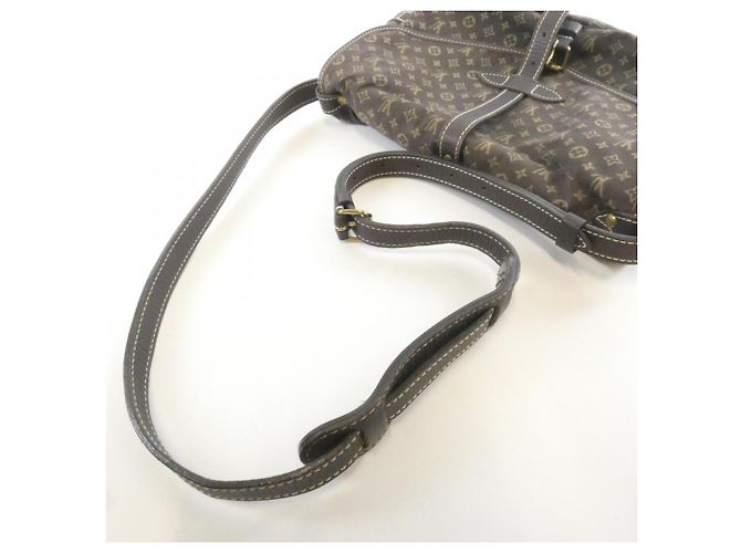 Bolso de hombro Louis Vuitton Monogram Mini Lin Saumur Damier ebene - vista 6