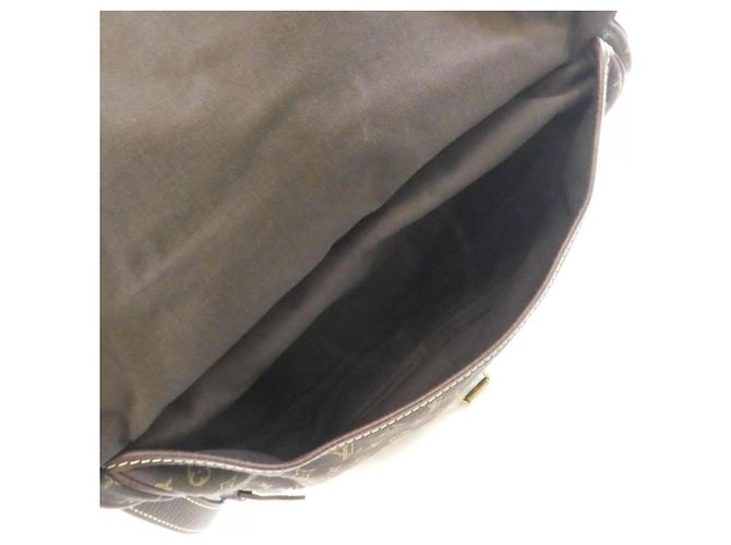 Bolso de hombro Louis Vuitton Monogram Mini Lin Saumur Damier ebene - vista 8