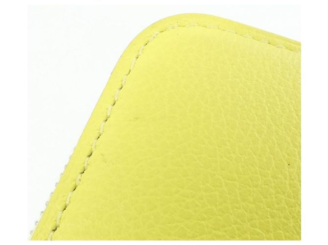 Silk In Hermès Cartera compacta de seda Hermes EN LIBERTE Dorado Naranja Amarillo - vista 7