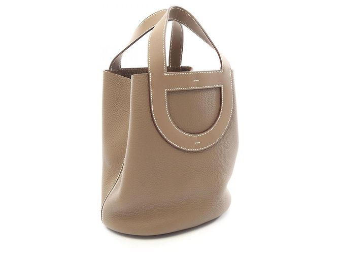 Hermès Sac à main Hermes In the Loop 23 Marron Taupe - vue 2