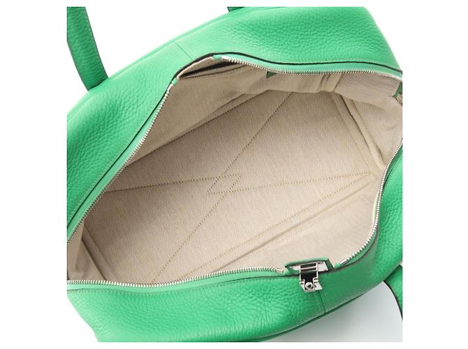 Hermès Bolso Hermes Victoria II 35 Bamboo Verde - vista 3