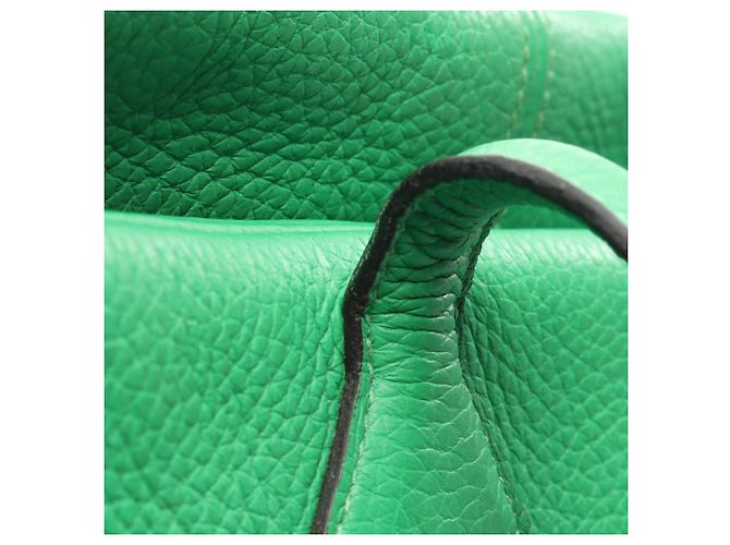 Hermès Bolso Hermes Victoria II 35 Bamboo Verde - vista 8