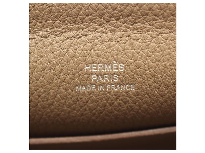 Hermès Borsa a Tracolla Hermes Vid Poche Marrone Taupe - vista 4