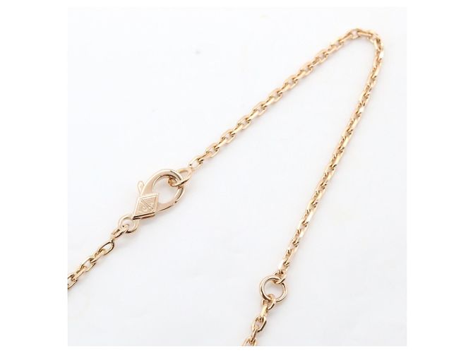 Van Cleef & Arpels Collana Lunga Magic Alhambra in legno di lettera Marrone D'oro - vista 4