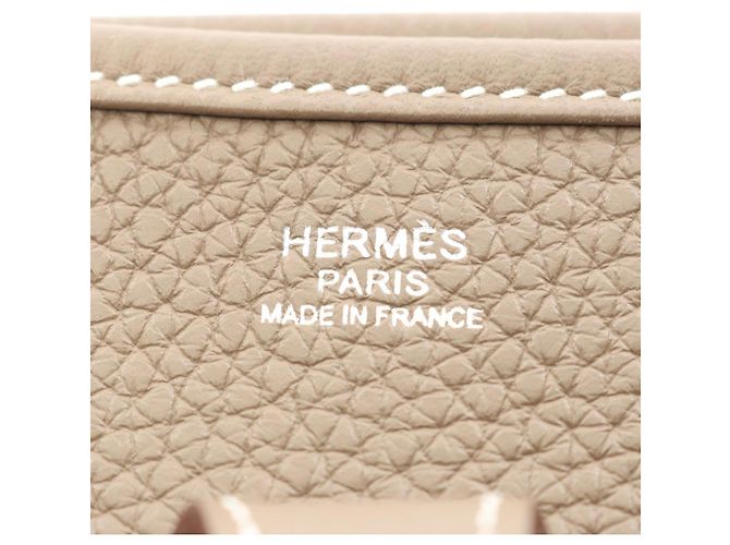 Hermès Borsa a tracolla Hermes Evelyne 3 Trois PM Marrone Taupe - vista 4