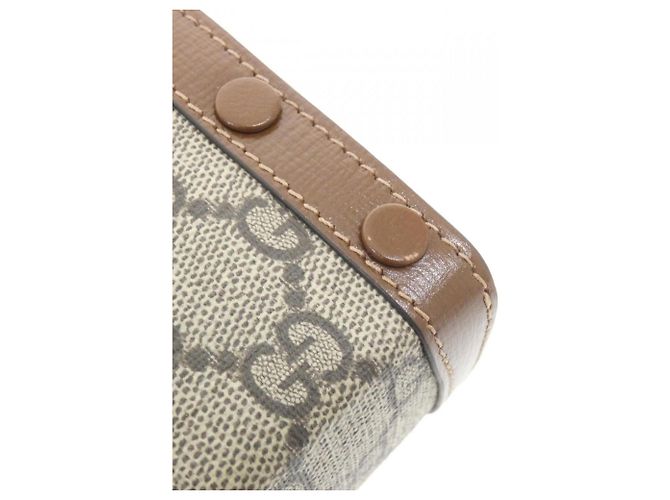 Borsa a tracolla Gucci HORSEBIT 1955 Marrone Beige - vista 6