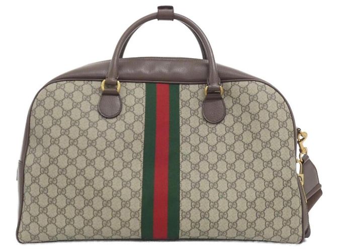 Bolso Boston Gucci SAVOY 723310 9C2ST Castaño Beige - vista 2