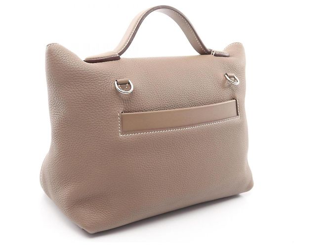 Hermès Hermes Sac 24 29 2WAY Handbag Braun Taupe - Ansicht 2