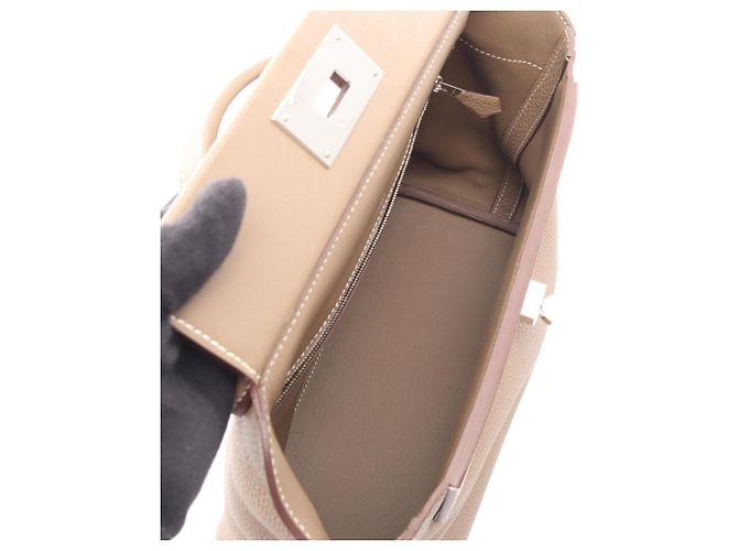 Hermès Hermes Sac 24 29 2WAY Handbag Braun Taupe - Ansicht 3