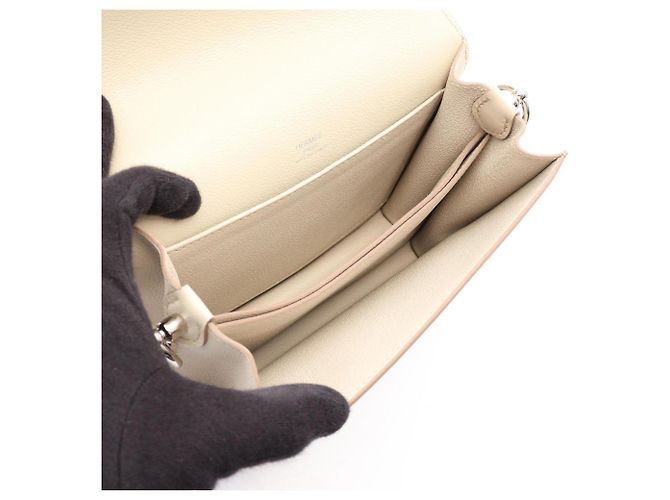 Hermès Sac Lauris Mini Beton Shoulder Bag Beige - Ansicht 3