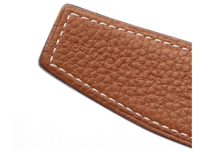 Hermès Cintura Hermes Constance H-Belt Marrone Nero Argento - vista 5