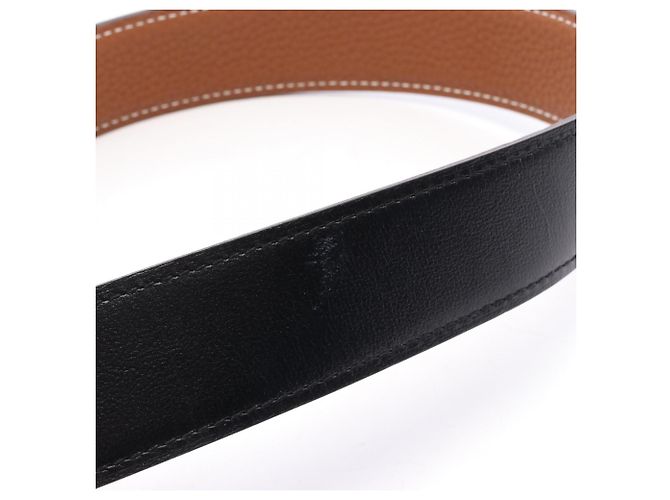 Hermès Cintura Hermes Constance H-Belt Marrone Nero Argento - vista 7