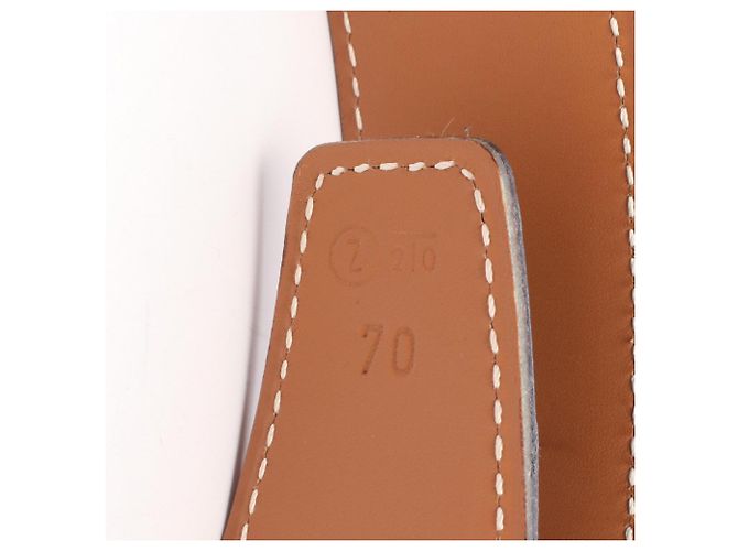 Hermès Hermes Constance H-Belt Gürtel Braun Schwarz Golden - Ansicht 5