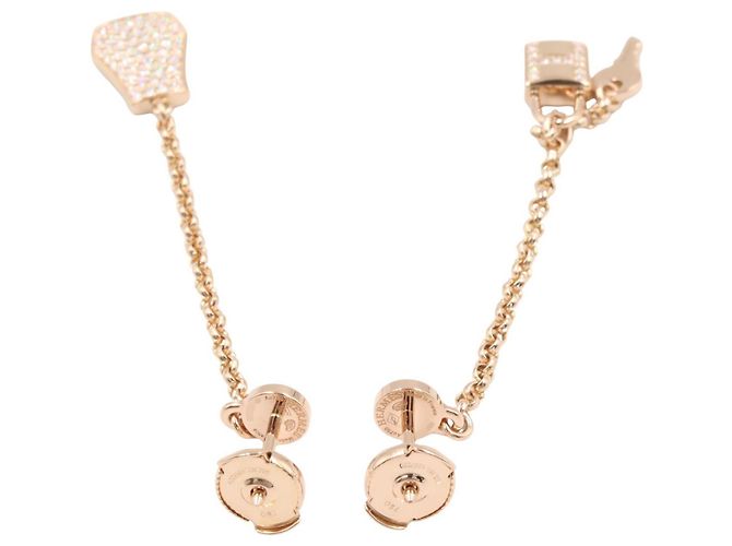 Hermès Orecchini Hermes Kelly Clochette Diamond D'oro - vista 2
