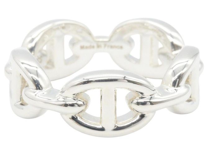 Ring Hermès Bague Hermes Chaine d'Ancre PM Argenté - vue 2