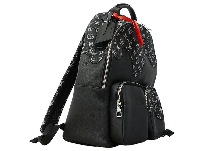 Louis Vuitton Monogram Denim Rucksack - M45973 Schwarz - Ansicht 2