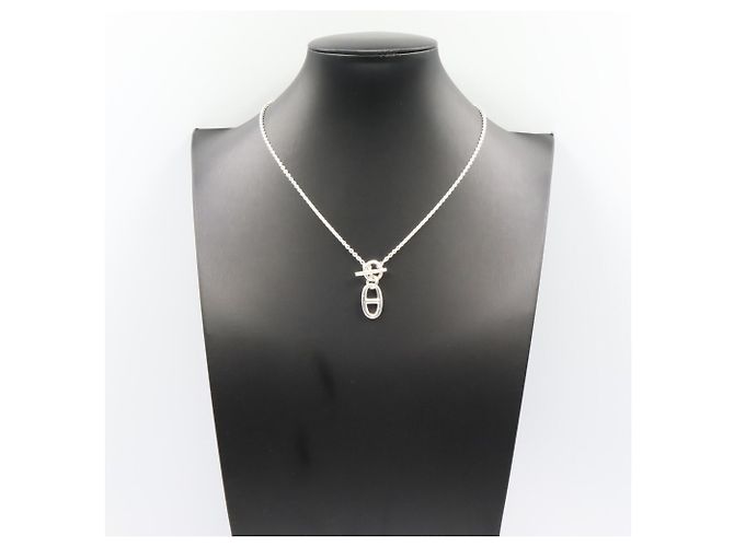 Hermès Collar Hermes Chaine d'Ancre Amulette Plata - vista 7