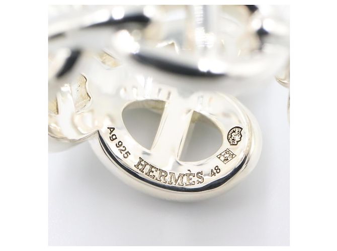 Ring Hermès Anillo Hermes Chaine d'Ancre Enchainee GM Plata - vista 4