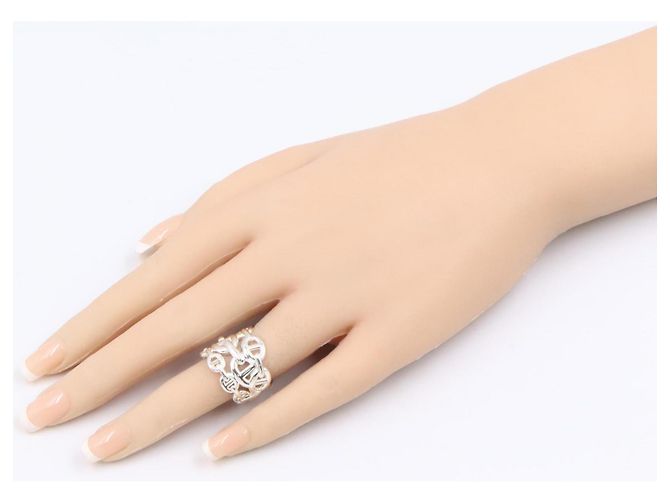 Ring Hermès Anillo Hermes Chaine d'Ancre Enchainee GM Plata - vista 8
