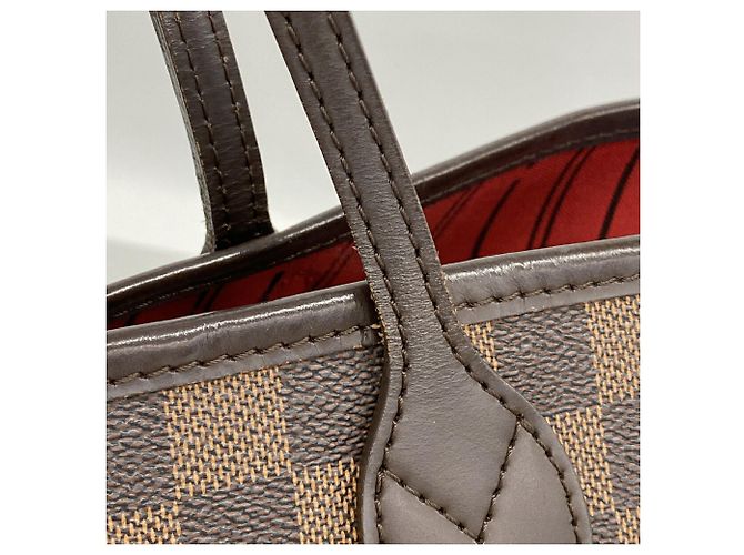 Borsa Tote Louis Vuitton Damier Neverfull MM Damier ebene - vista 9