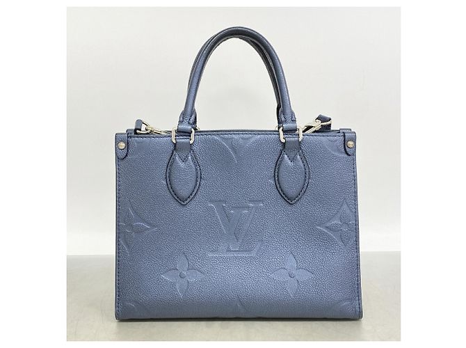 Louis Vuitton Monogram Empreinte OnTheGo PM Handtasche Blau - Ansicht 10