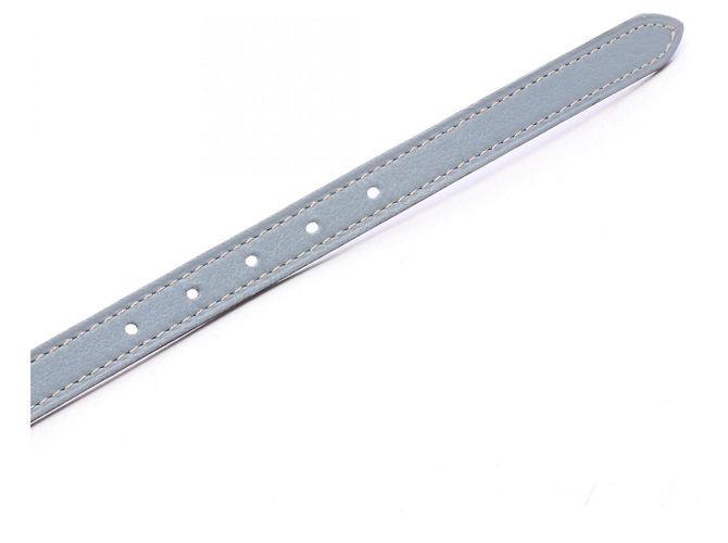 Hermès Cintura in pelle reversibile Hermes Chaine d'Ancre da donna Argento Bianco Blu - vista 3