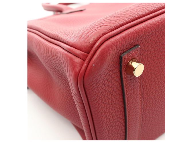 Hermès Hermes Birkin 30 Handtasche in Rouge Grenat Rot Bordeaux - Ansicht 7