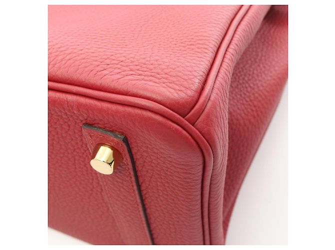 Hermès Hermes Birkin 30 Handtasche in Rouge Grenat Rot Bordeaux - Ansicht 8