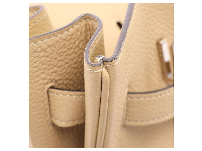 Hermès Borsa Hermes Birkin 35 Trench Beige - vista 10