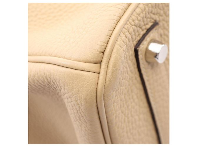 Hermès Borsa Hermes Birkin 35 Trench Beige - vista 7