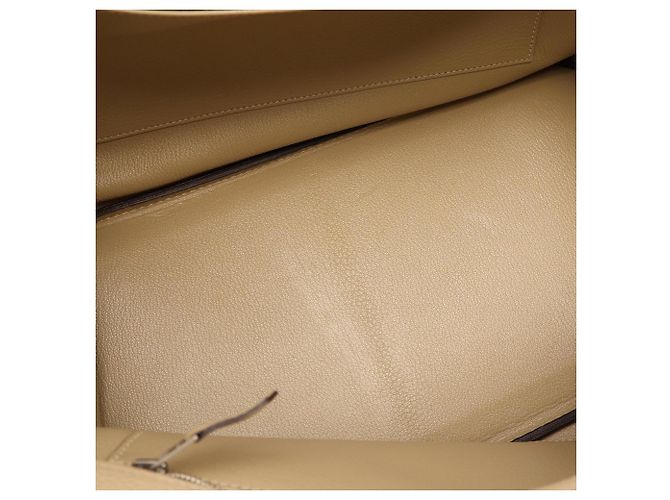 Hermès Borsa Hermes Birkin 35 Trench Beige - vista 9