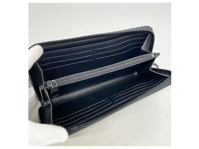 Louis Vuitton Monogram Midnight Zippy Wallet Black - view 3