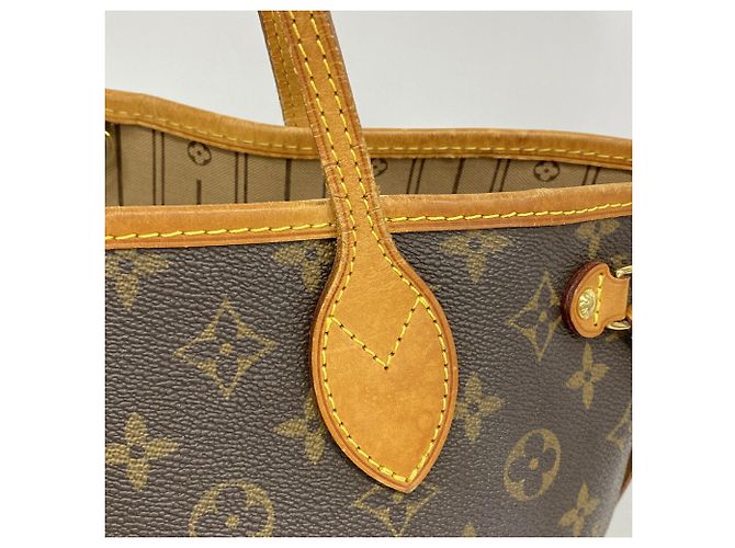 Saco Tote Louis Vuitton Monogram Neverfull PM Marrom - vista 10