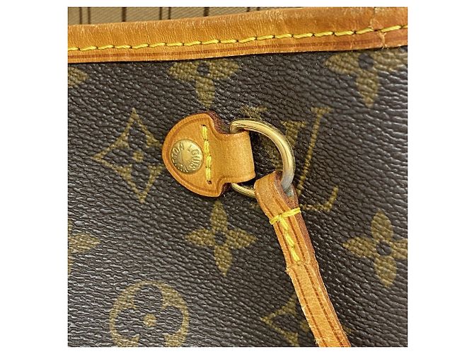 Saco Tote Louis Vuitton Monogram Neverfull PM Marrom - vista 11